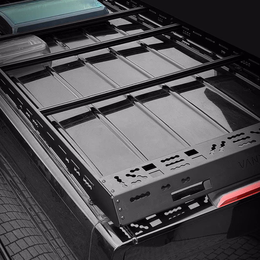VANYX Dachträger, Aluminium pulverbeschichtet, MAN TGE & VW Crafter (6m/ 6,8m)