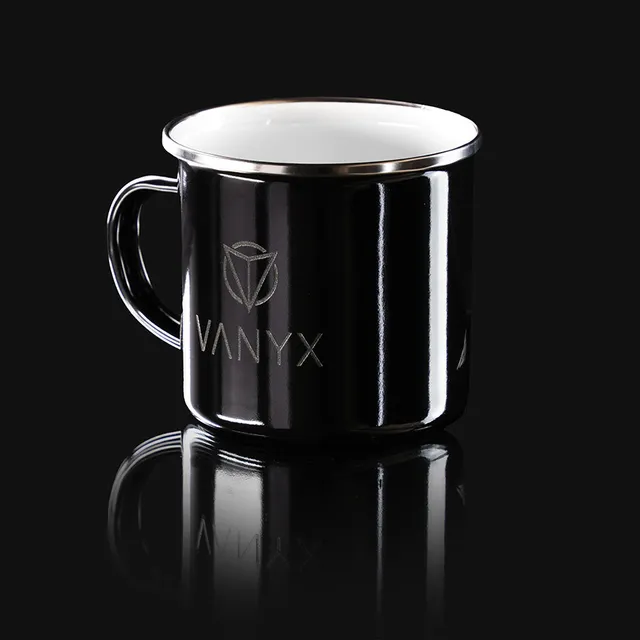 VANYX Emaille Tasse, 300ml