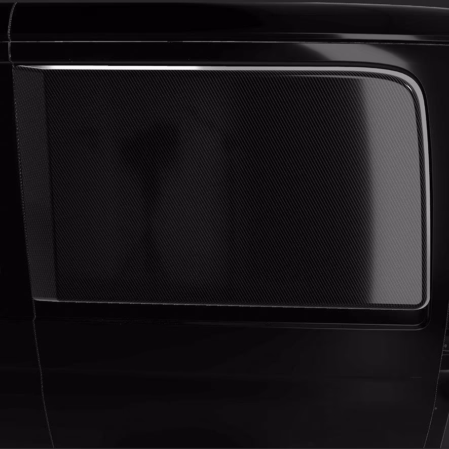 VANYX Heckverbreiterung, Carbon Sandwich, mit/ ohne Fenster, Sprinter 907 (6m)