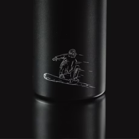 VANYX Thermo-Trinkflasche SP, "Winter Edition Snowboarder", 22 Oz, 700ml