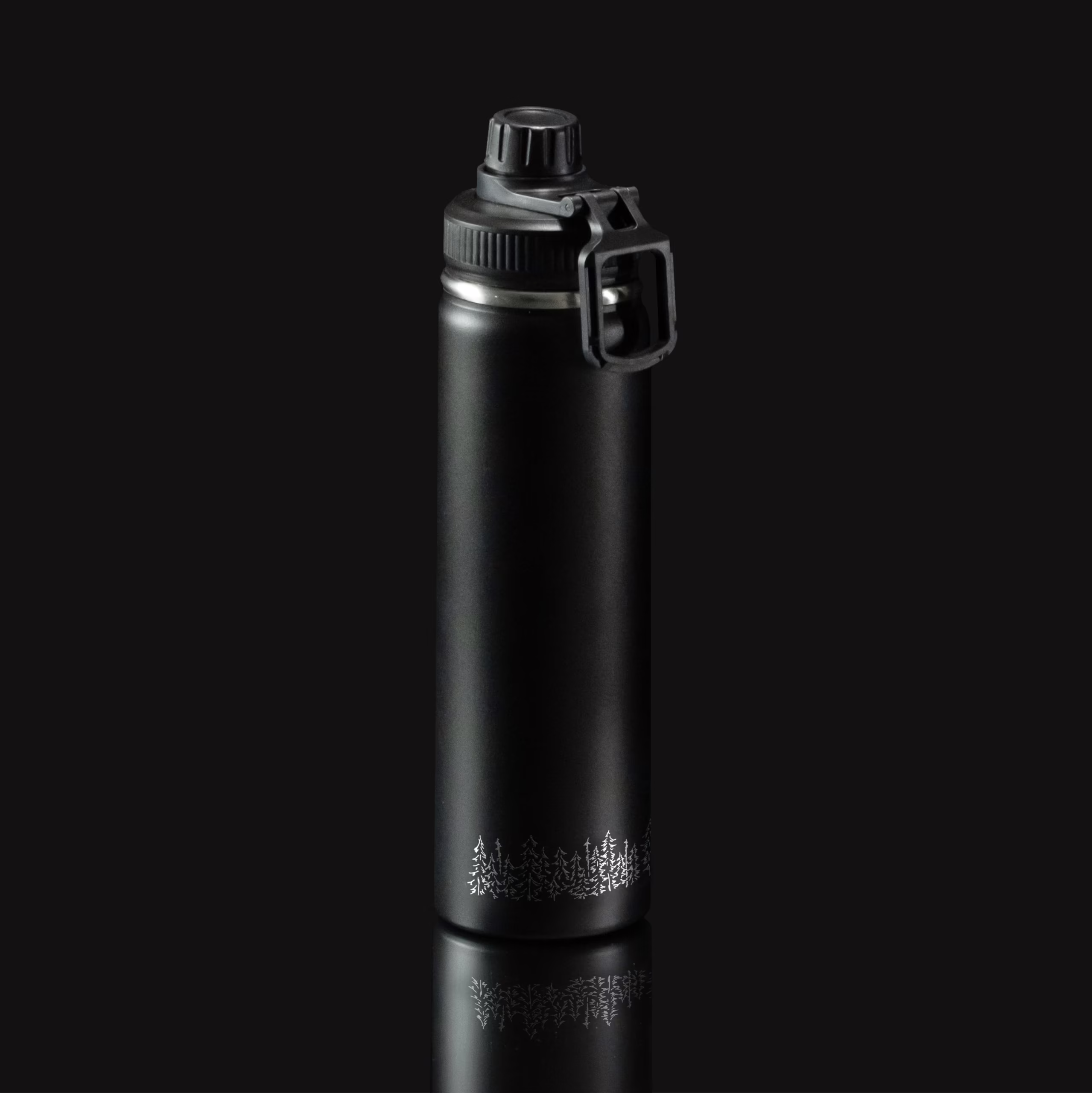 VANYX Thermo-Trinkflasche LS, "Winter Edition Tannen groß", 22 Oz, 700ml – Bild 3